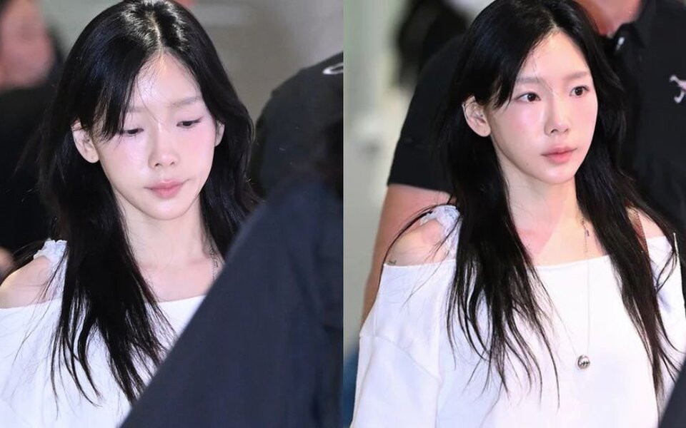 Image for Taeyeon steps out with no makeup at the airport — Fans Say She still Looks Like Her Debut Era