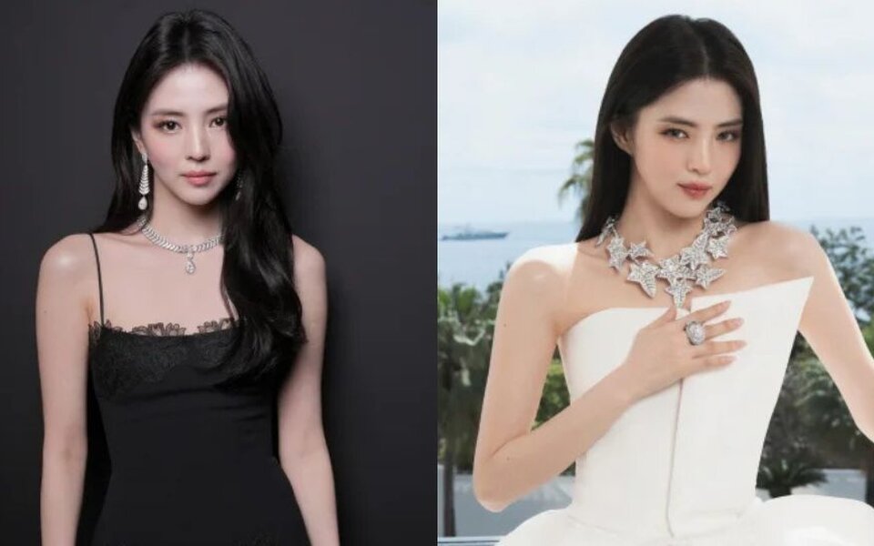 Image for Han So Hee looks breathtaking at Cannes in expensive jewelry and glowing under the sun