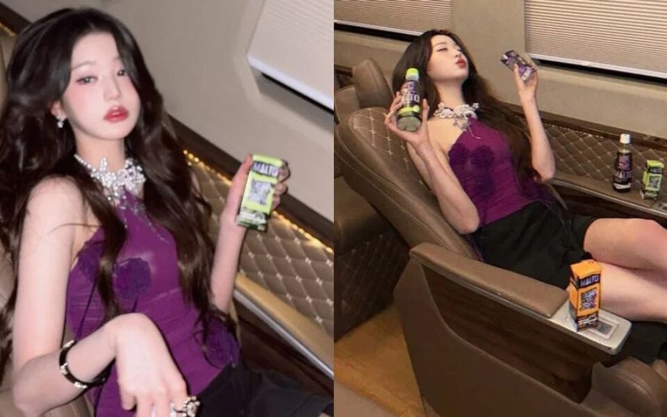 Image for IVE's Jang Wonyoung models while lying down and still looks like a queen — fans are losing it