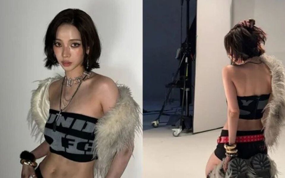 Image for aespa's Karina drops fiery new song ‘Dirty Work’ and stuns fans with jaw-dropping abs and bold look