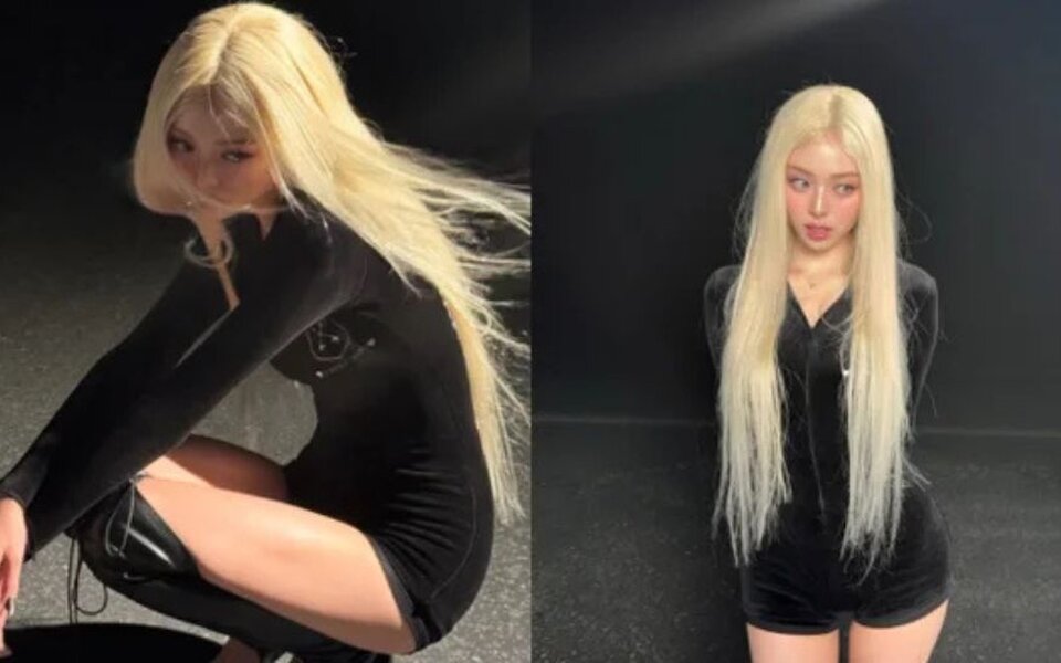 Image for ITZY’s Yuna shocks fans with stunning blonde hair and jaw-dropping figure