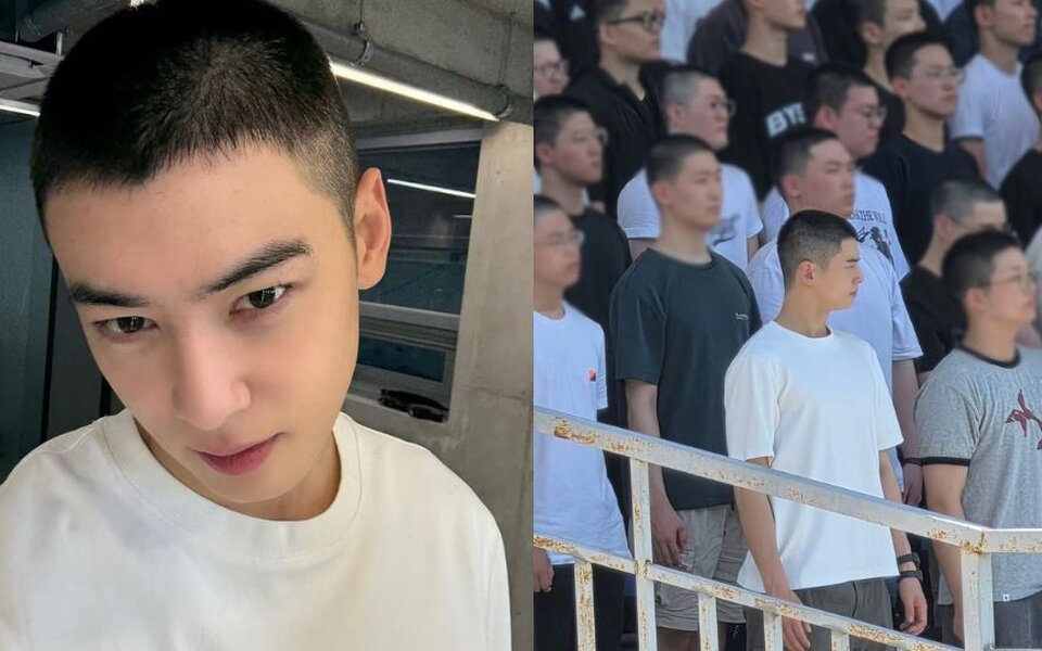 Image for Cha Eun Woo proves he's still a visual king even with a buzz cut — fans swoon over viral enlistment photos and videos