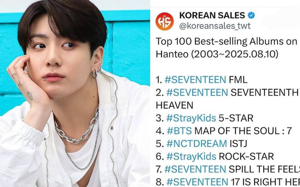 BTS’s Jungkook makes history as ‘GOLDEN’ becomes #1 best-selling solo album on Hanteo from 2003 to 2025