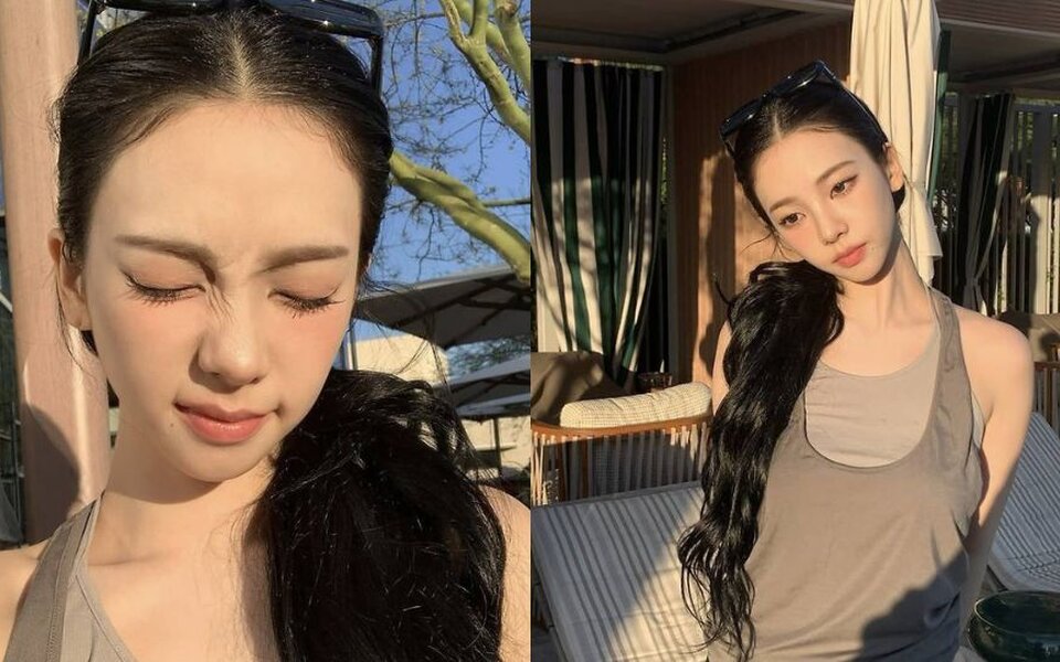 aespa’s Karina stuns fans with flawless visuals even while frowning under the sun