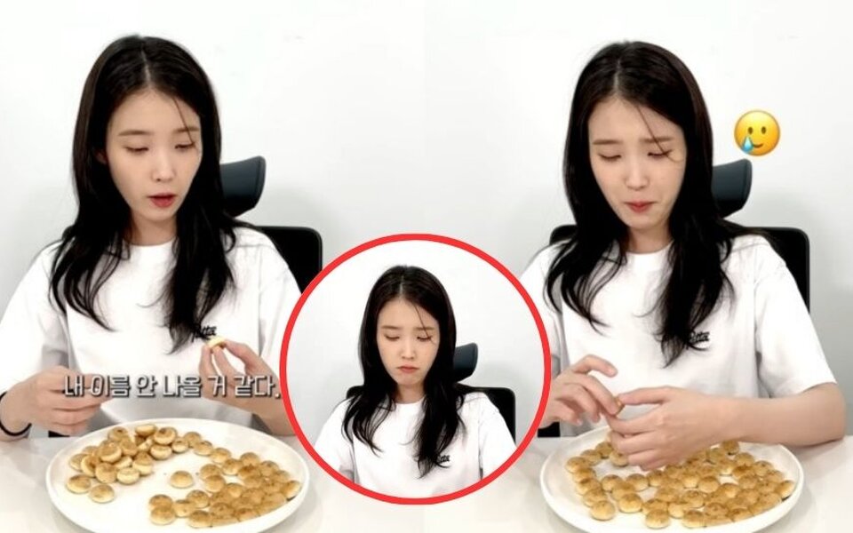Image for IU hilariously fails to find her real name “Ji Eun” in popular snack game, says with a pout “only my name is missing”
