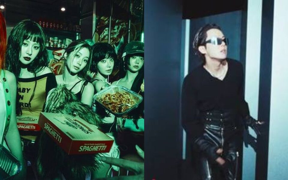 Image for Social media explodes after BTS's J-Hope appears in LE SSERAFIM’s “Spaghetti” teaser — fans say no one saw this coming