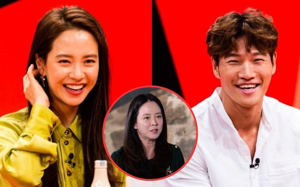 Image for Song Ji Hyo reveals Kim Jong Kook only drinks once a year but never gets drunk no matter how much he drinks