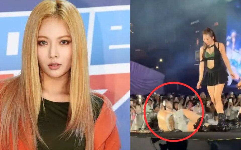 Image for HyunA apologizes to fans after fainting on stage in Macau — “I don’t remember anything, sorry to those who came to watch”