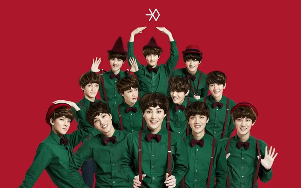 Image for EXO’s ‘The First Snow’ climbs charts again as first real snow falls in Korea, reaching Melon Top 3