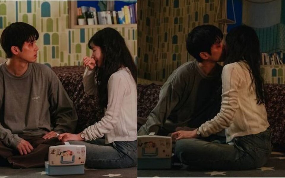 Image for TWICE's Dahyun and Lee Si Woo finally share their first kiss and steamy night in "Love Me", fans are obsessed