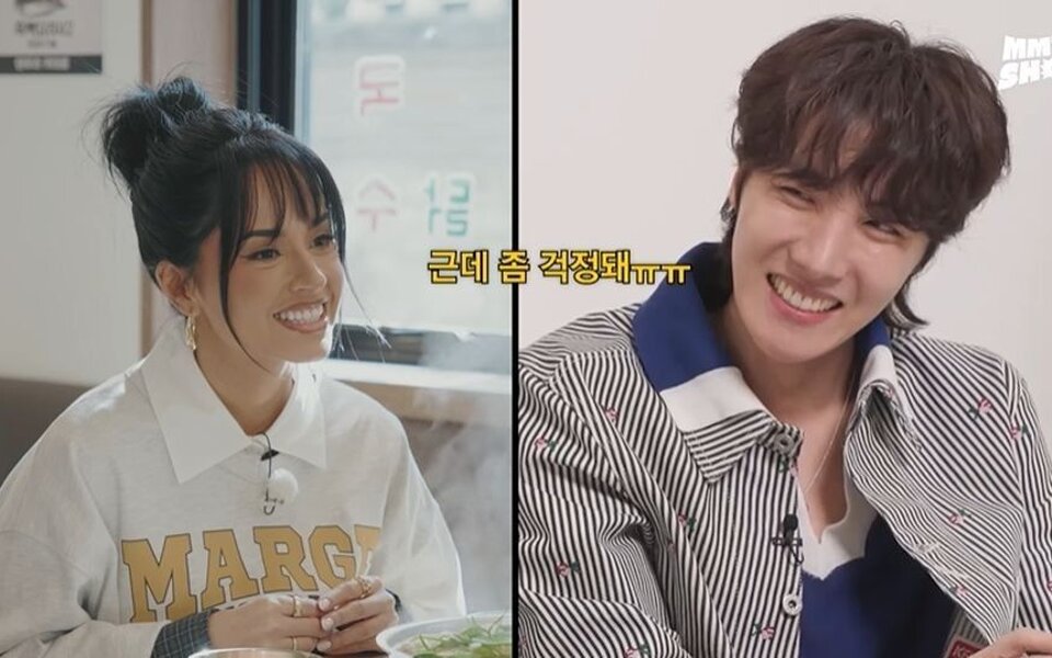 Image for Becky G reveals BTS J-Hope felt nervous before Lollapalooza and shares how they encouraged each other despite language concerns