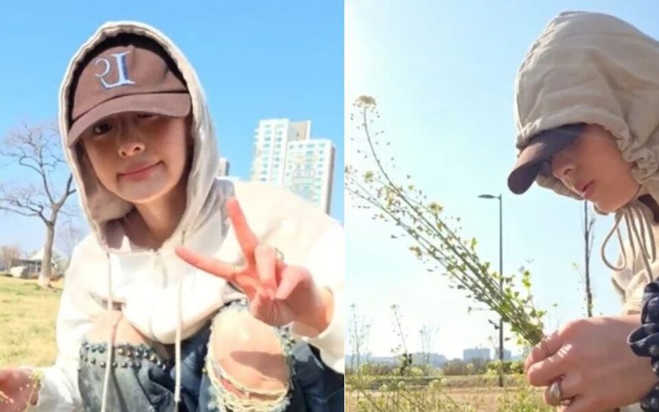 Image for LE SSERAFIM’s Huh Yunjin apologizes during live broadcast after being questioned if picking flowers at Han River could be illegal