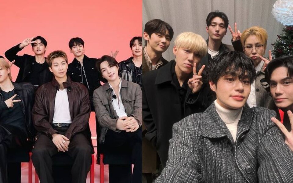 Image for BTS takes top spot in April rankings with big increase as Wanna One and Seventeen follow