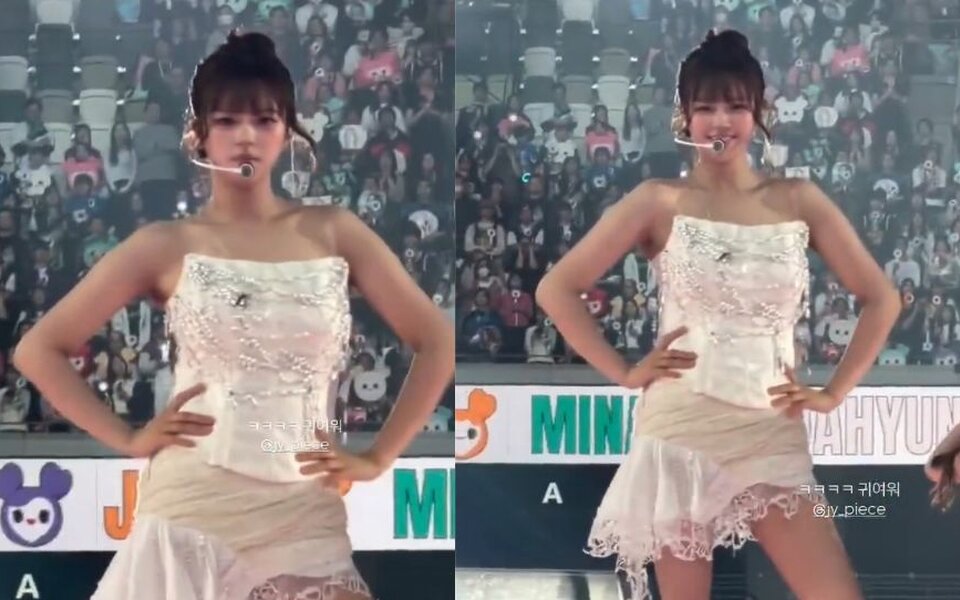 Image for TWICE’s Jeongyeon stuns fans with her glowing concert look as the group makes history with record-breaking North American tour