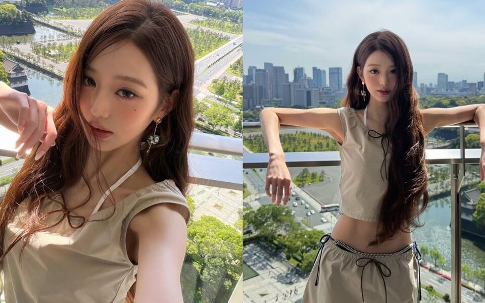 Image for IVE’s Jang Wonyoung catches attention with her trendy low rise look and luxury fashion item