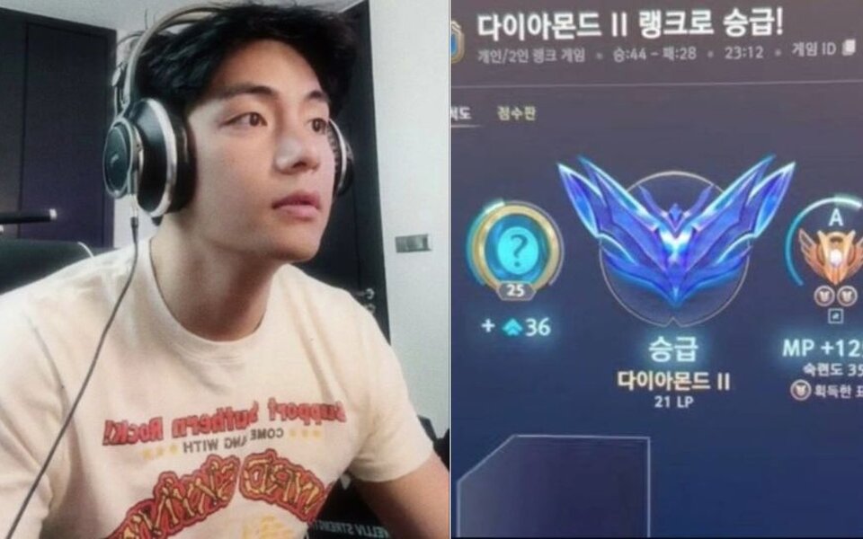 BTS V proves his gaming skills are serious after reaching Diamond 2 on Korea’s tough League of Legends server despite his packed schedule