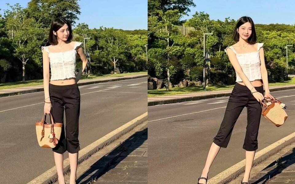 Image for Red Velvet’s Joy turns a simple summer outfit into a hot topic as she perfectly pulls off trendy capri pants