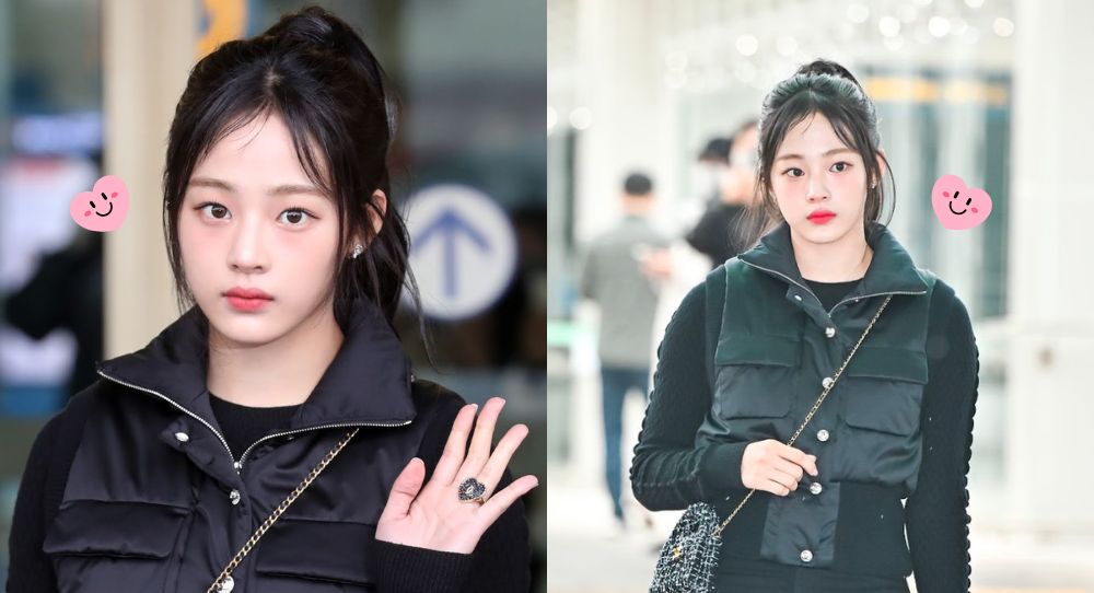"Pretty and warm" — NewJeans' Minji causes major netizen buzz with her airport fashion