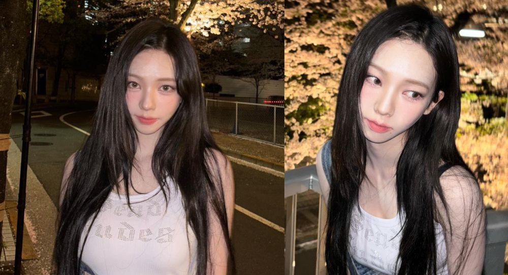 aespa's Karina makes First Instagram Post with "send nudes" top in the busy streets of Japan following her break-up