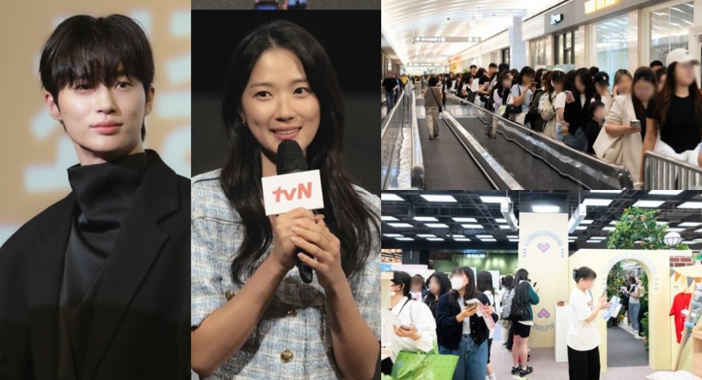 Byeon Woo Seok & Kim Hye Yoon's 'Lovely Runner' popup store is a massive hit, selling out early with huge crowds