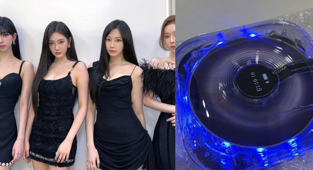 aespa's innovative CD player + CD combo earns praise from fans worldwide!
