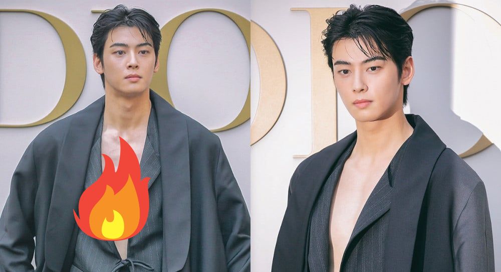 Cha Eun Woo Stuns with Perfect Visuals at "Dior" Concept Store Event