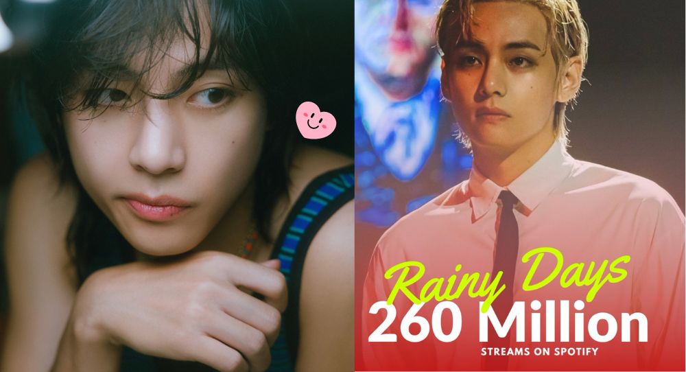 BTS's V 'Rainy Days' Surpasses 260 Million Streams on Spotify