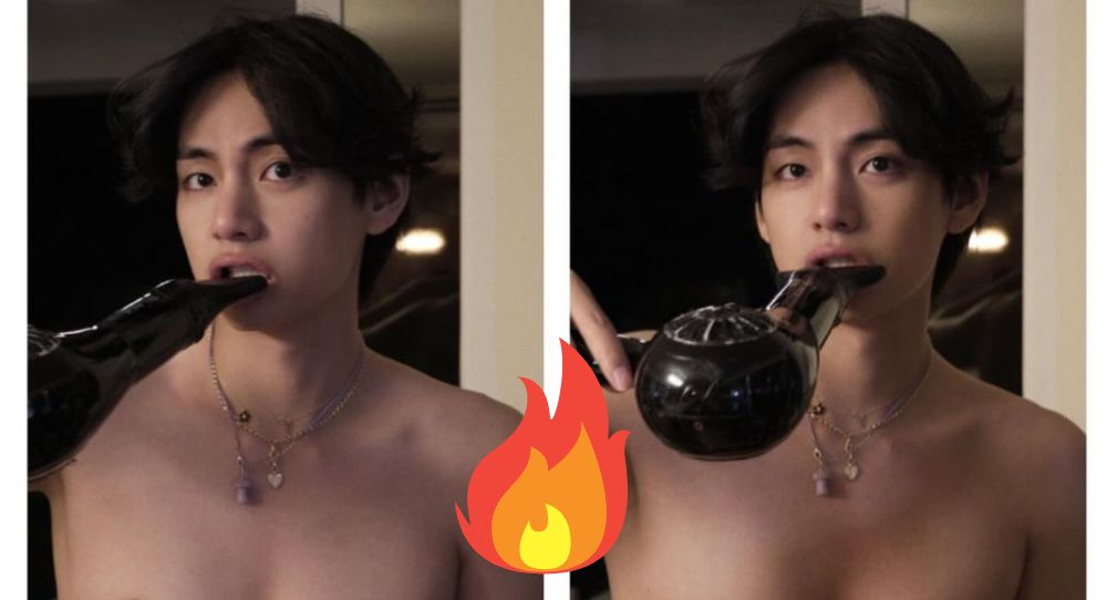 BTS' V Takes His Shirt Off, Reaches Peak Sexy, "Can We Really See This for Free?"