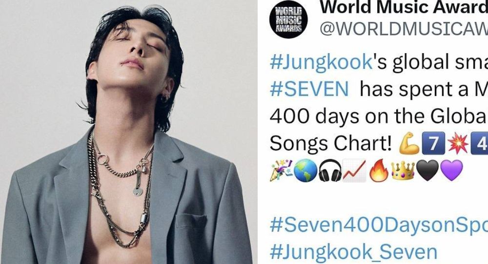BTS' Jungkook Breaks Records with "Seven" on Spotify Global Chart