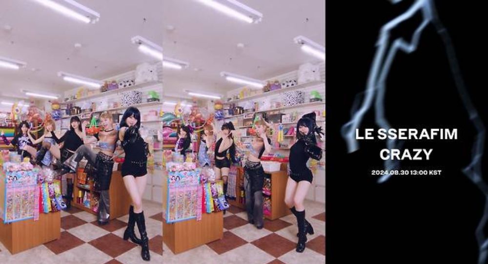 LE SSERAFIM Dances "CRAZY" in a Stationery Store, Reveals Unique Choreography