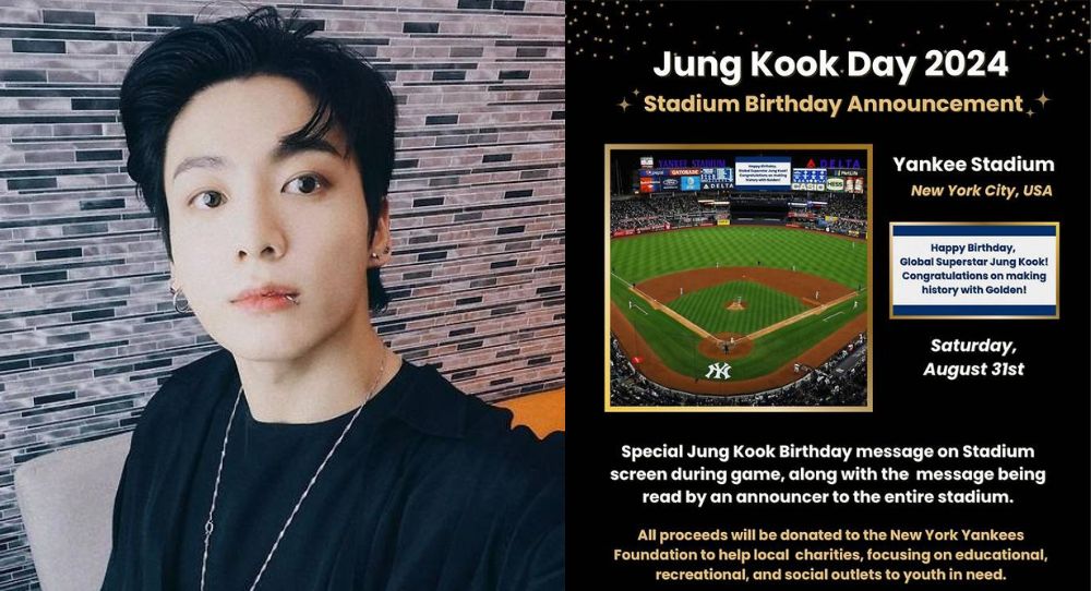 BTS's Jungkook Will Get Birthday Tribute at Yankee Stadium from Fans Worldwide