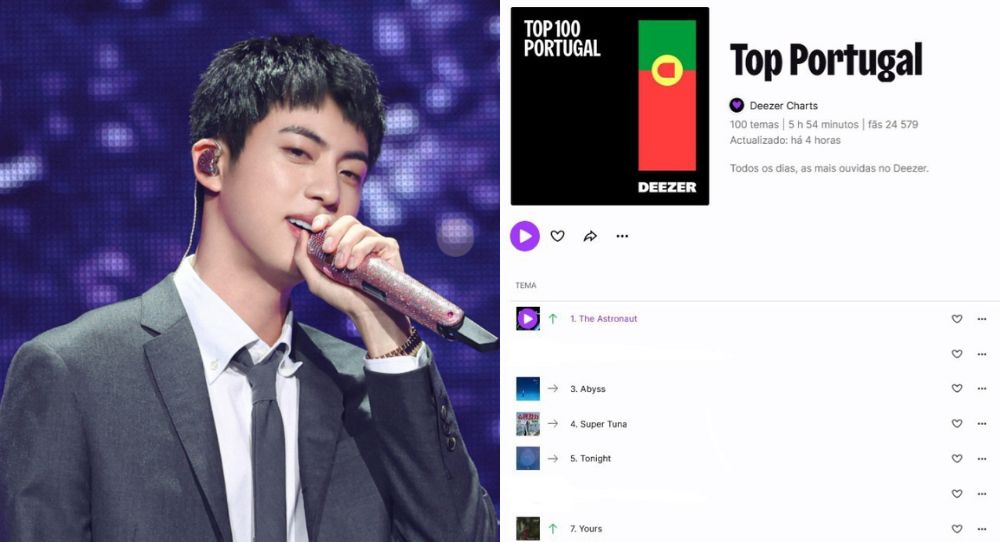 BTS Jin's 'The Astronaut' Tops Music Charts in Portugal