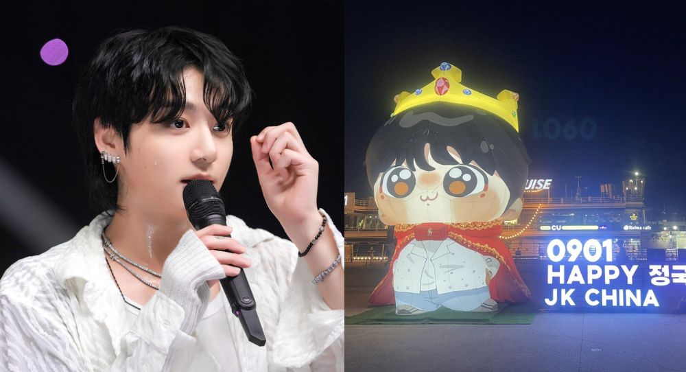 BTS's Jungkook Celebrates Birthday with Giant 6m 'Baby Prince' Sculpture by Chinese Fan Club