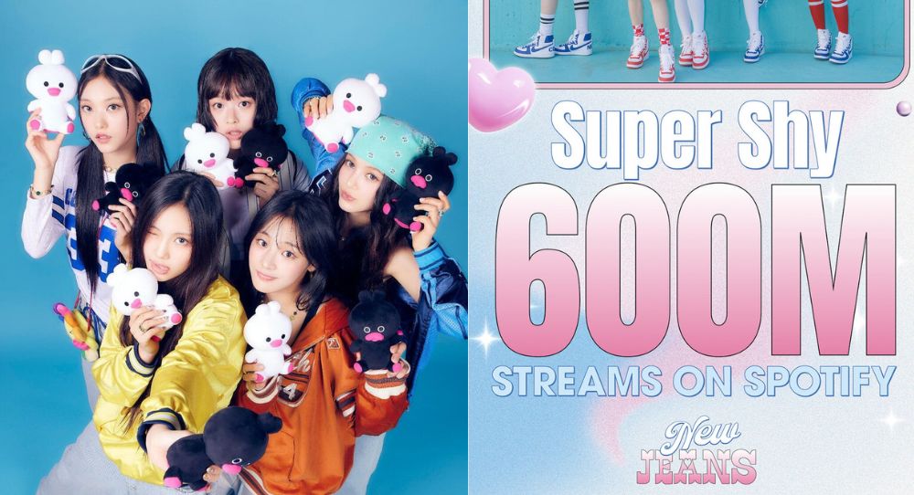 NewJeans Hits Big with 'Super Shy' Crossing 600 Million Streams on Spotify