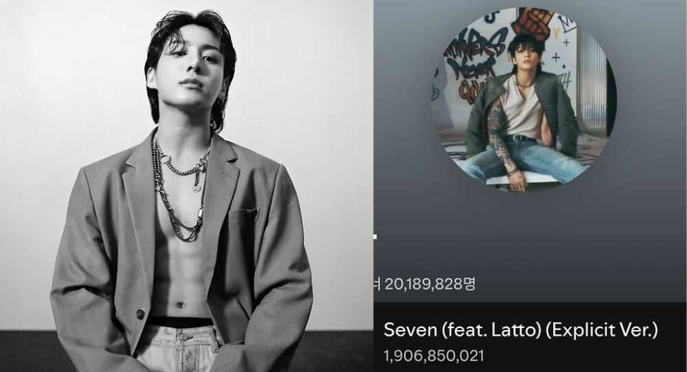 BTS Jungkook's 'Seven' Breaks Record with 1.9 Billion Streams on Spotify