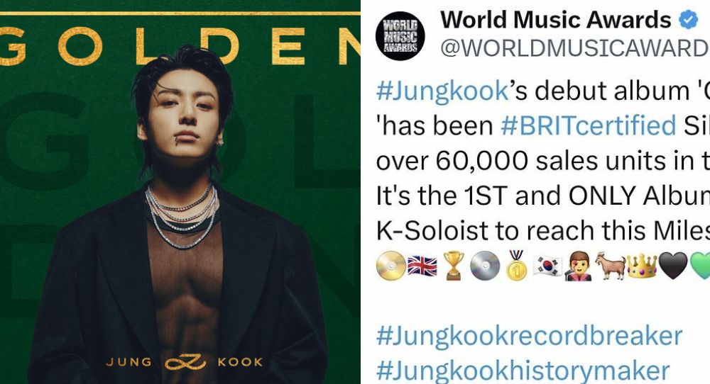 BTS' Jungkook's GOLDEN Makes History with 'Silver' Certification from BPI