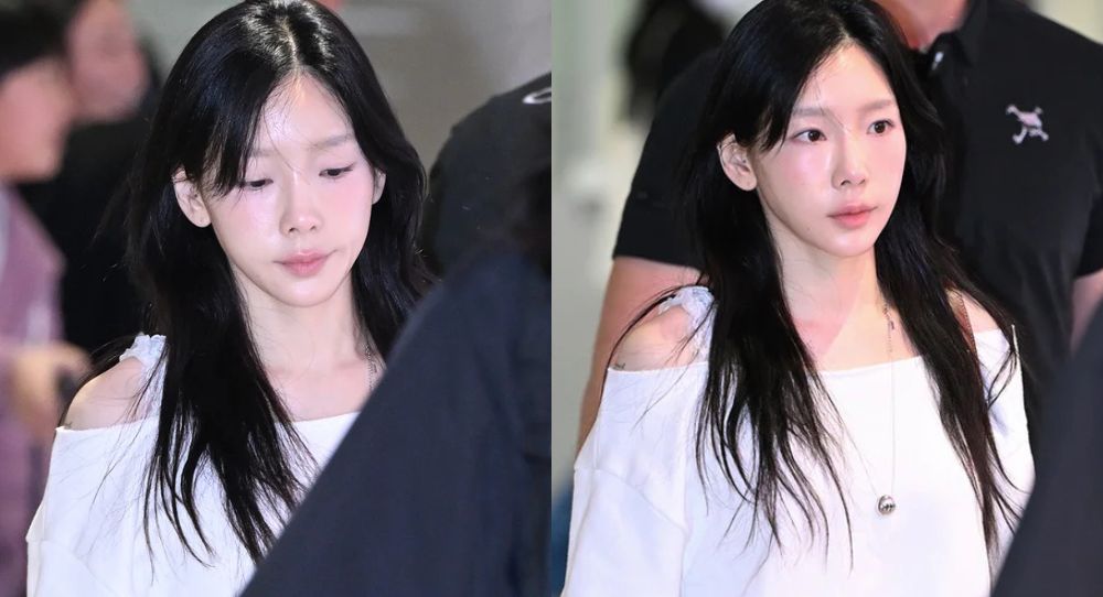 Taeyeon steps out with no makeup at the airport — Fans Say She still Looks Like Her Debut Era