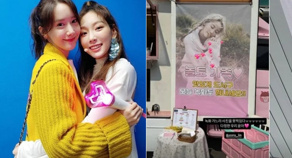 Yoona celebrates Taeyeon’s 10th solo debut anniversary with heartwarming coffee truck surprise