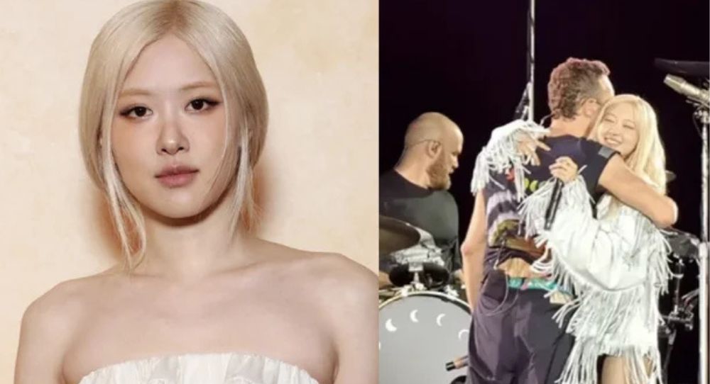 Rosé shocks Coldplay fans with surprise stage appearance singing ‘APT’ as crowd goes wild and G-Dragon watches from the audience