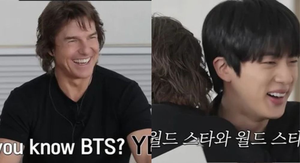 BTS’s Jin finally meets Tom Cruise and can’t hide his emotions after hearing this surprising answer