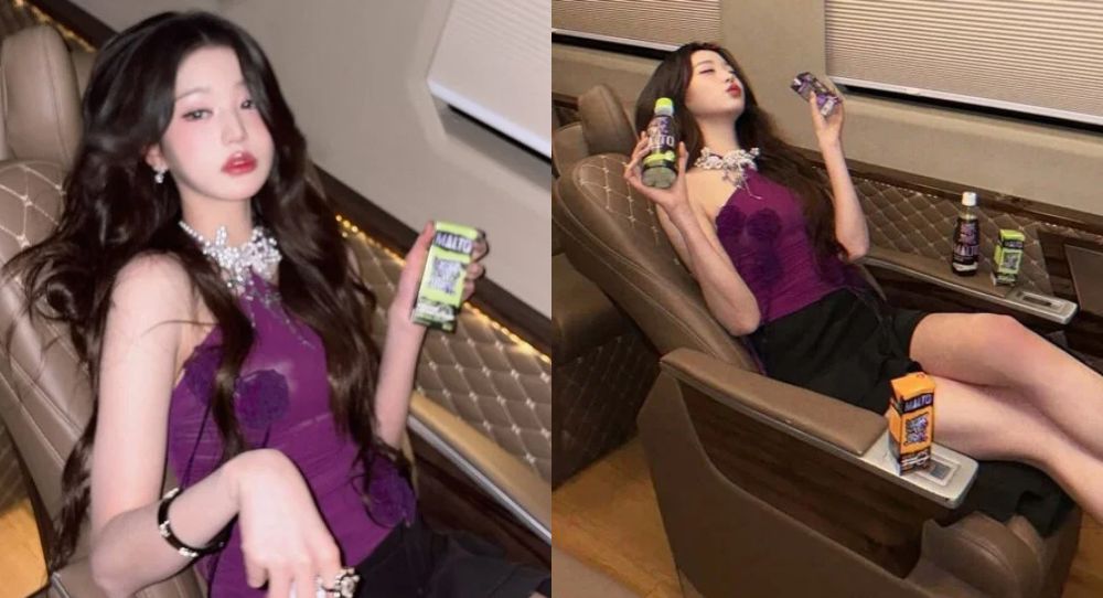 IVE's Jang Wonyoung models while lying down and still looks like a queen — fans are losing it