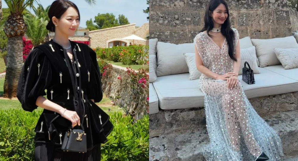 Shin Min Ah stuns fans by pulling off ‘Aladdin pants’ in chic all-black look