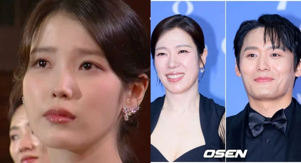 IU clapped proudly as her drama "When Life Gives You Tangerines" won major Baeksang awards even without her getting solo award