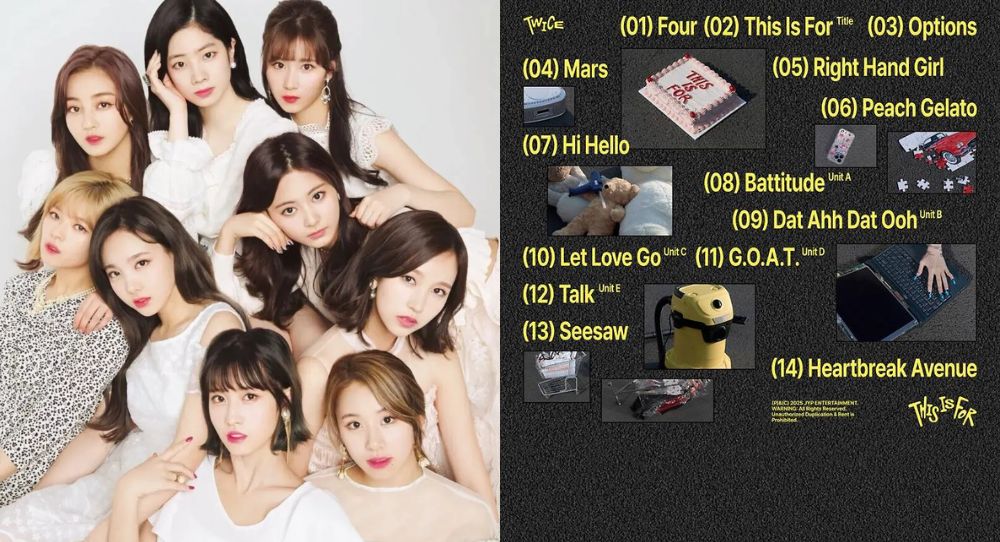 TWICE reveals tracklist for 4th full album ‘This is for’ with 14 brand new songs