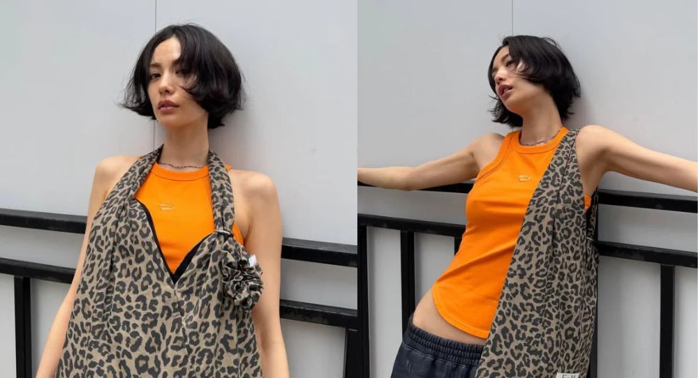 Nana turns heads with bold no-bra look in street fashion pics