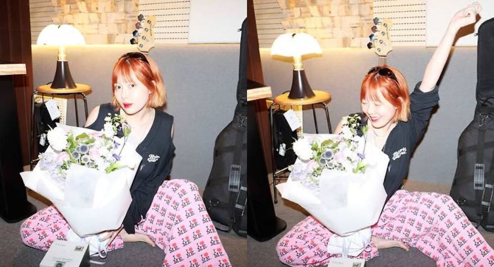Image for HyunA celebrates 4Minute’s 16th anniversary with flowers from leader Nam Ji Hyun — “We were really beautiful”