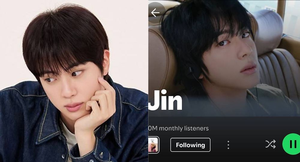 BTS's Jin casually dominates Spotify as his solo songs fly past 3 billion streams worldwide