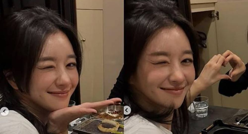 Seo Ye Ji surprises fans with playful photos as she shows hand hearts and winks during a friendly outing
